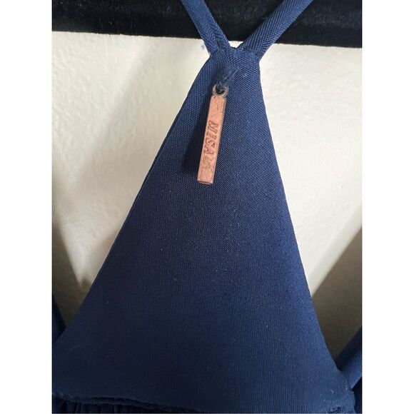 Misa Los Angeles Domino Dress in Navy Blue - Picture 7 of 7